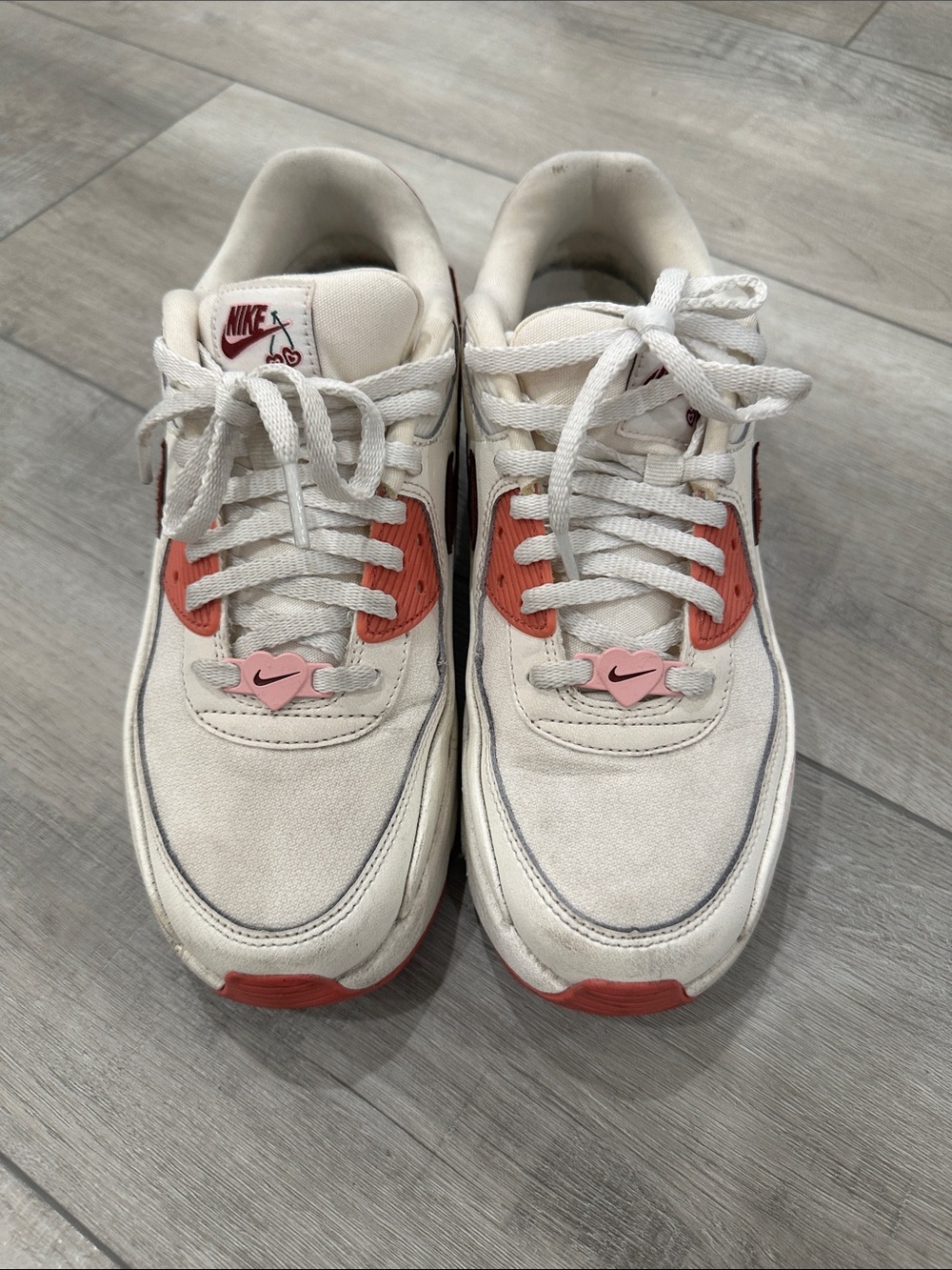 Nike Women’s White, Red & Pink Low-Top Sneakers - Picture 4 of 7
